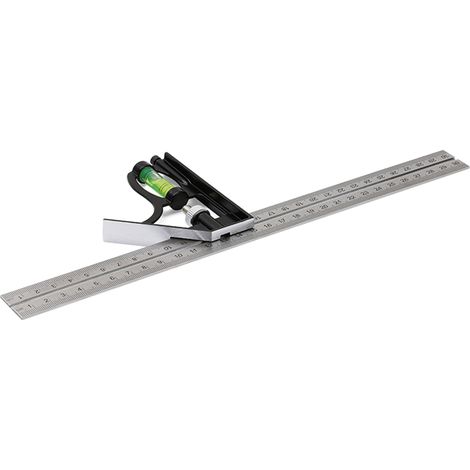 Équerre combinée Sintron 207908 acier inox 30 cm (1/5)