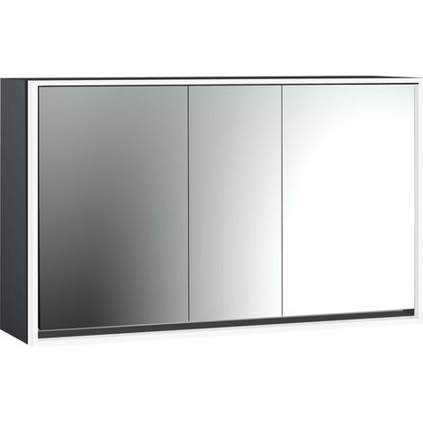 emco loft Lichtspiegelschrank, 1400mm, 3 Türen, Aufputzmodell, (1/5)