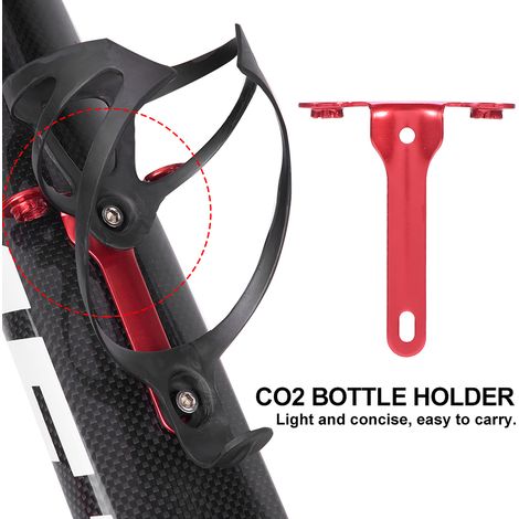ZTTO MTB-Reifenaufblashalterung, CO2-Kartuschenhalter, Fahrradzubehör (rot) (1/5)