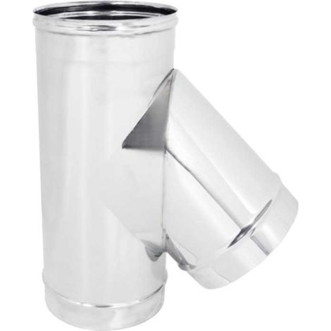 BRAGA A Y INOX F/M/M 135° MONOPARETE Ø150 mm