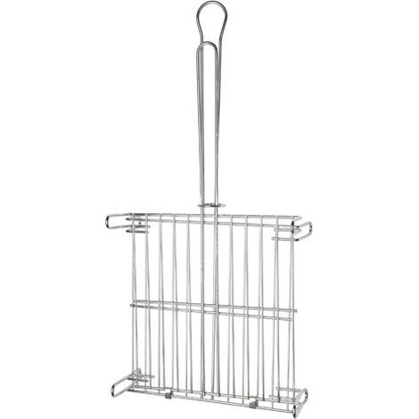 Barbecue saturnia double nº 2 cromo 30x30 cm