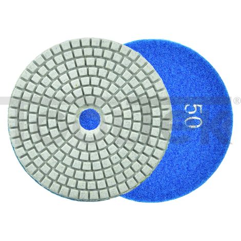 DISCO ABRASIVO LEVIGATURA LUCIDATURA A UMIDO GRES 100mm GR50 G78910