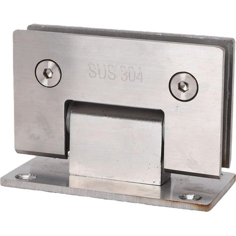 Shower Door Hinges, 90 Degree for 3/8" to 1/2" Glass (1/5)