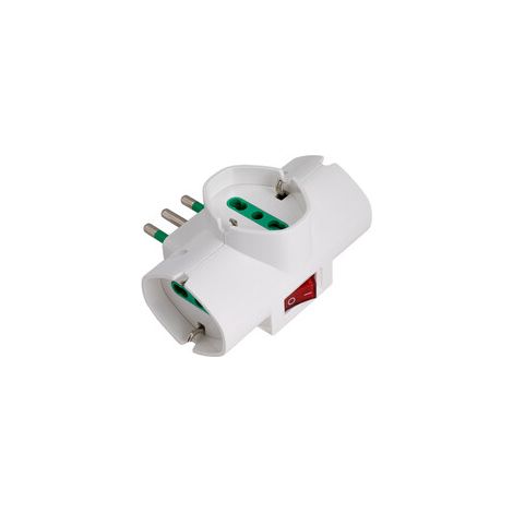 FME 87321 ADATTATORE 16A 3 P BIP SCHUKO+INTERRUTTORE