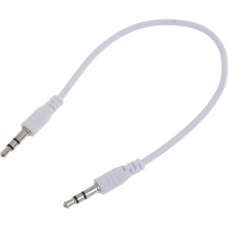 Câble AUX 3,5 mm, prise jack TRS mâle-mâle, câble audio pour haut-parleur 3,5 mm pour casque audio de voiture, adaptateur de remplacement (1/5)