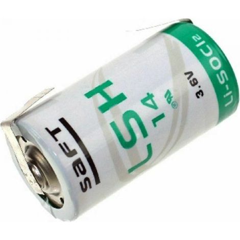 Saft LSH14cnr 3,6V 5,8Ah batteria al litio con lamelle a saldare