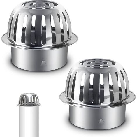 Lot de 2 Filtres de Gouttière, Grille de Protection pour Gouttiere, Protection Gouttière Anti Feuille, Tuyau de Descente pour Gouttière pour Aider à Garder Le Drain Dégagé (1/5)