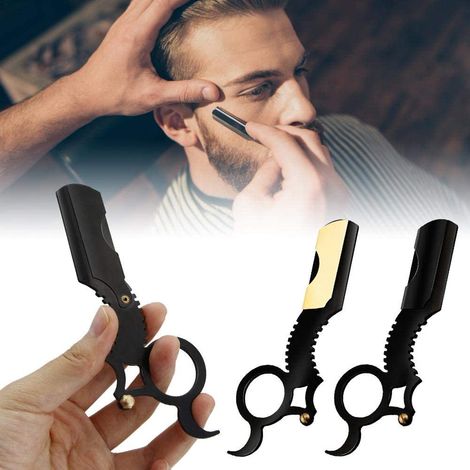 Rasoir de sécurité manuel double en acier inoxydable pour homme, style ancien (1/5)