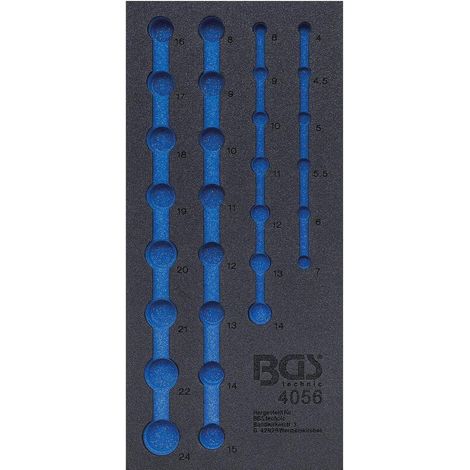 Insert de Servante d Atelier 1/3 Vide - 196 x 38 x 405 mm - Compatible Servante 4056 - Organisation et Gain de Place - D-Work