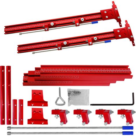 Sistema di guide parallele per la lavorazione del legno, sega circolare elettrica, macchina per incisione, utensile ausiliario per scanalatura e scorrimento parallelo (1/5)