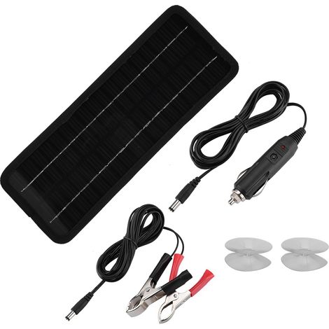 Tragbares 12V 4,5W Solarpanel zum Laden von Auto- und Laptop-Akkus (1/5)
