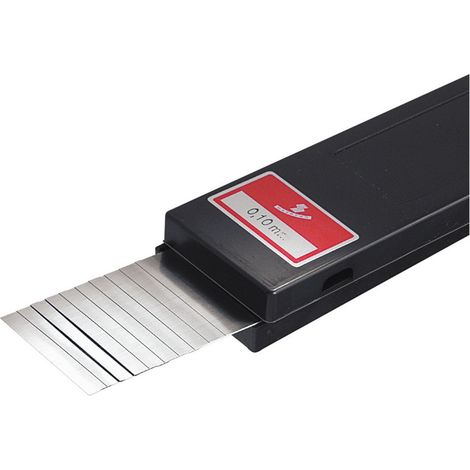 Hasberg Unterlagsfolien-Set 10-teilig 50x300 mm, C-Stahl, Dicke: 0,1 mm 10 Stk