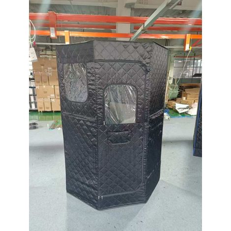 Sauna infrarouge, tente de sauna pliable avec chauffage en fibre de carbone, sauna domestique avec télécommande
