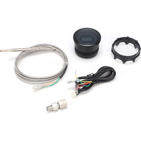 Jauge de température des gaz d'échappement, compteur de température EGT automatique 12V 20led (1/5)