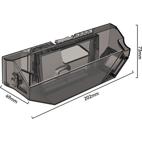 Accessoires compatibles pour les balayeuses Roborock G20S Ultra/Saros 10R : bac à poussière, poubelle et consommables. (1/4)