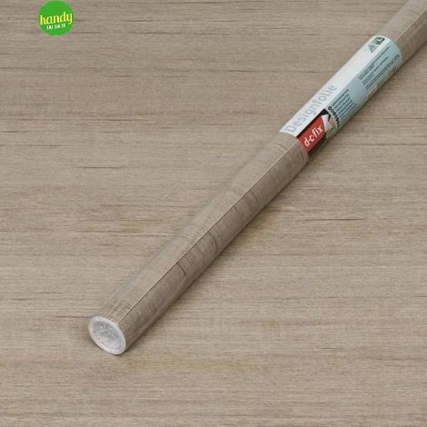 Pellicola D-C-Fix 90x210 cm tira wood greige (1/4)