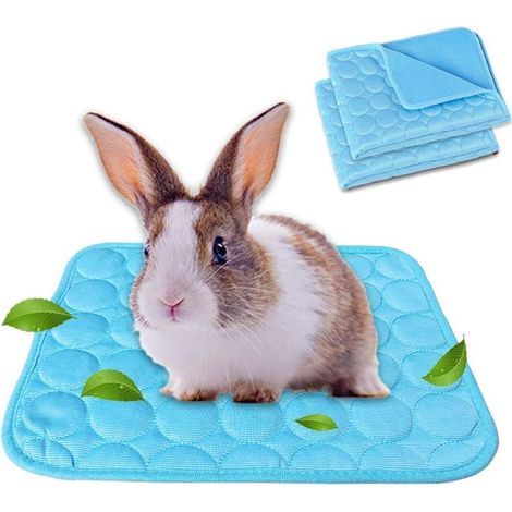 Set aus 2 Sommerbetten für Meerschweinchen und Kaninchen, mit Kühlmatte für die Tiere. (1/5)