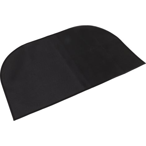 Tapis ignifugé demi-rond en fibre de verre double couche, antidérapant, protection de sol, 50 x 80 cm (19,7 x 31,5 pouces). (1/5)
