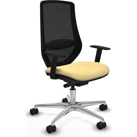 Piqueras y Crespo Mardos Ergonomischer Bürostuhl Creme
