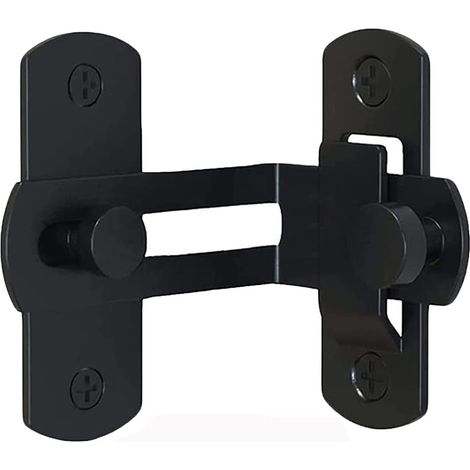 Serrure de porte de grange Loquet de porte à angle droit à 90 degrés Serrures et loquets de porte coulissante (1/5)