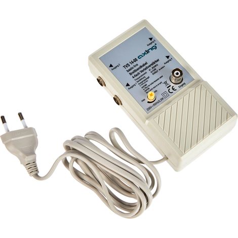 Axing TVS 14-00 Amplificatore per antenna TV digitale terrestre e FM radio, 4 Uscite, 10 dB, 47-862 MHz (1/3)