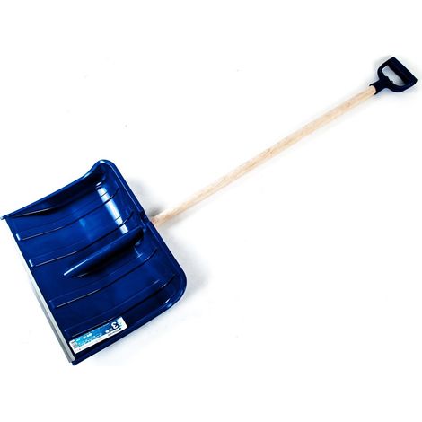 Pelle à neige en plastique 490 mm – Protection de bord en aluminium – Résistance jusqu'à -32 °C – Pour chantiers humides – Prosperplast