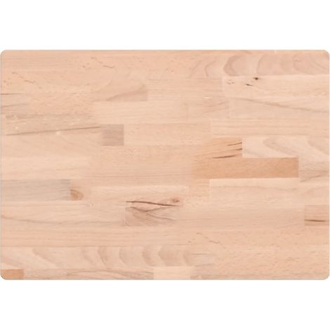 Planche à découper 50x35x4 cm bois massif de hêtre