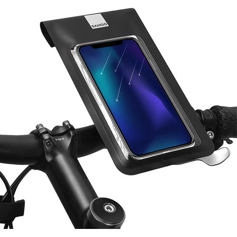Écran tactile, étanche, support téléphone vélo, ultra-léger, sac de cadre avant tube cyclisme (1/5)