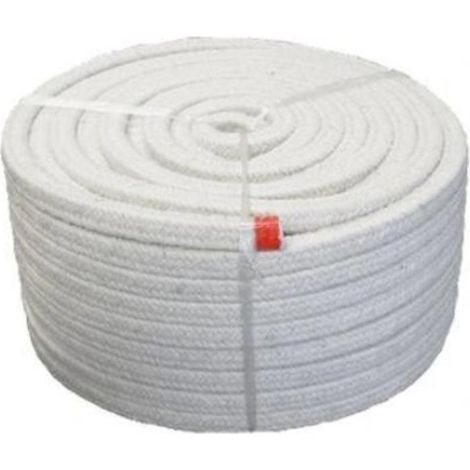 cordon 12 mm aislante para estufas y chimeneas  rollo 35 mts ebertools