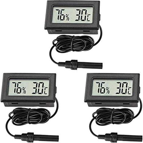 Mini thermomètre numérique LCD, hygromètre, température et humidité - Générique (1/5)