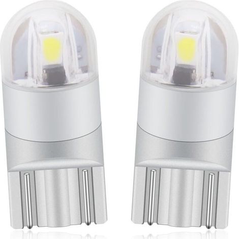 Union – Ampoule T10 W5W LED 12V 6000K – 150 lumens – Angle d'émission 280° – Feux de gabarit et veilleuses – Durée de vie  30 000 heures (1/5)