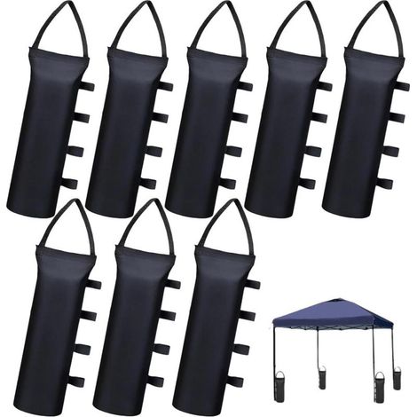 8 Pezzi Sacchetto di Pesi per le Sedute, 40 kg Leste ai Piedi del Salotto,addensare Oxford 800 D, Tenda,Tenda, Zavorra, Tonnell (1/5)