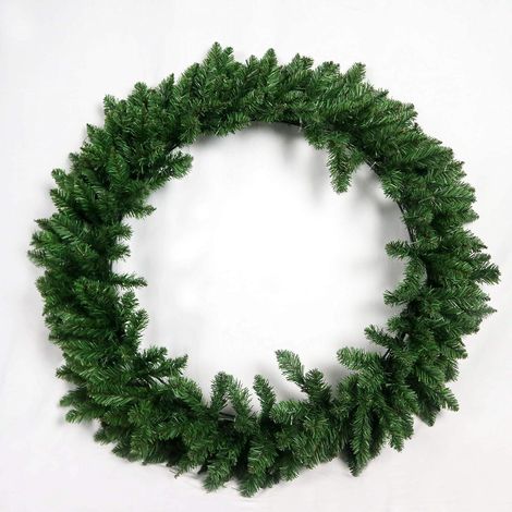 80cm Large Green Imperial Christmas Wreath (1/4)