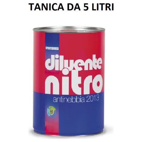 Diluant nitro anti-buA e Sprintchimica 5 litres pour diluer les peintures A maillA es et nettoyer les surfaces