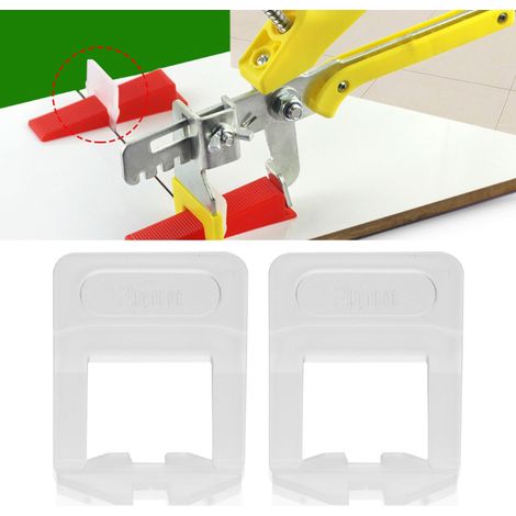 20 pièces de base de nivellement pour carrelage de 2 mm, clips d'espacement pour carrelage en céramique, système de nivellement
