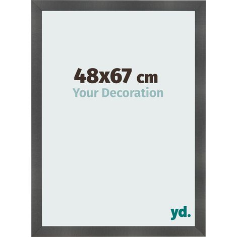 yd. - Cadre photo 48x67 - Noir Mat - MDF - Pisa (1/5)