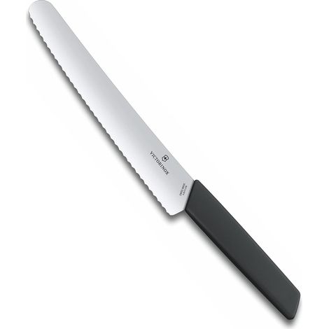 Modern Couteau à Pain et à Pâtisserie, 22 cm, Noir (1/5)