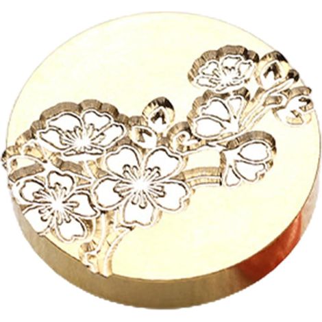 de cire sceau floral petit sceau en relief pour enveloppe