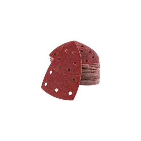 Triangle de Poncage 105mm x 152mm pour Bosch PSM, Lot de 60, Papier Abrasif de P40 à P240 pour Ponceuse
