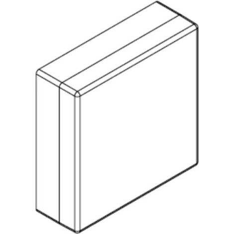 Caja de derivación para minicanales arnocanali 66x66x31 mm madera clara - sd553.53
