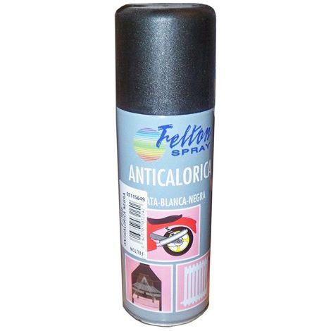 SPRAY PINTURA ANTICALORICA NEGRA 200ml