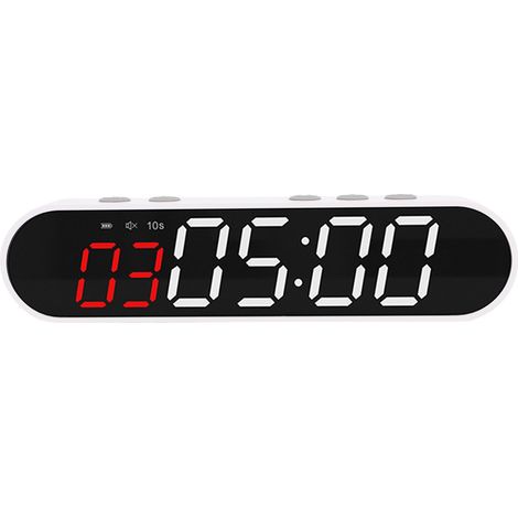 Minuteur de sport magnétique portable pour salle de sport à domicile, chronomètre d'entraînement avec batterie puissante 1500mAh et télécommande (1/5)