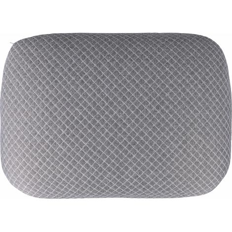 Cuscino multiuso grigio in memory foam 26x36 cm, sfoderabile, LeFLaF (1/4)