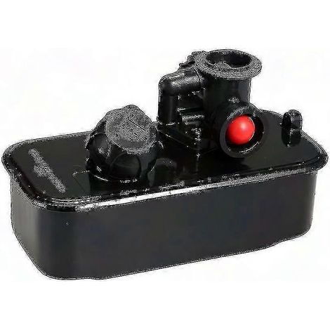 Briggs & Stratton Vergaser 494406 498809 mit Kraftstofftank, Motorersatzteil, Vergaser-Reparatursatz und Schwimmerkammer, kompatibel mit Rasenmähern und Gartengeräten (1/5)