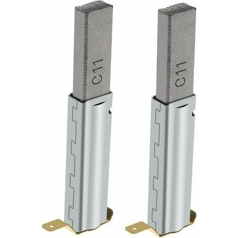 2 Paar (4 Stück) Ersatzkohlebürsten, kompatibel mit 30/60/70/80/90L Industriesaugern, 10 mm x 6 mm x 29 mm, Staubsaugerzubehör (1/4)