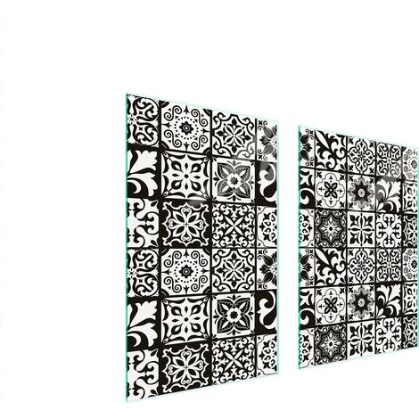 Plaque de protection en verre pour la cuisine, mosaïque 65x52 (1/5)