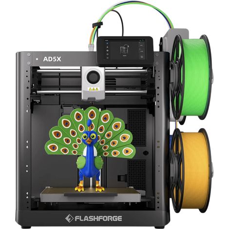 FlashForge AD5X Imprimante 3D multicolore, Haute vitesse 600 mm/s, Extrudeuse 300 °C, Taille d’impression 220 x 220 x 220 mm (1/5)
