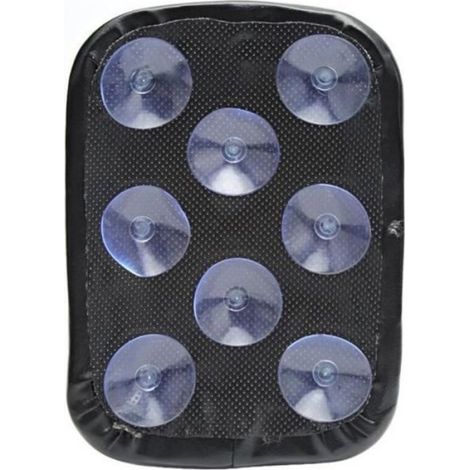 Coussin de selle moto - 8 ventouses adhésives Caoutchouc durable - Noir (1/3)