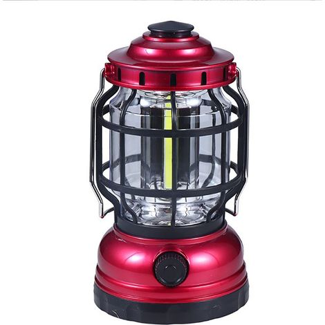Ej.Life Retro-Campinglampe, Umweltfreundliche USB-wiederaufladbare Tragbare Solarbatterie-Campinglaterne für Outdoor-Radfahren A (1/5)