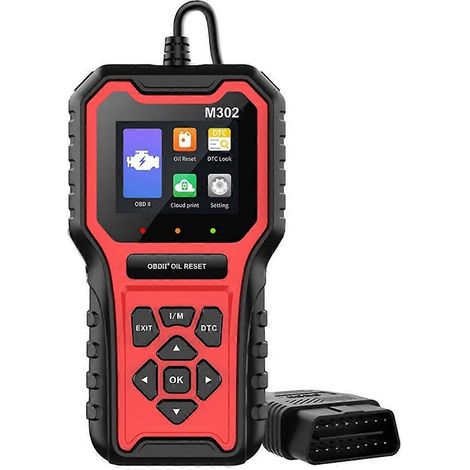 Outil de diagnostic automobile M302 pour la lecture et l'effacement des codes d'erreur moteur (1/5)